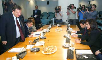 Η Αθήνα θα είναι φιλική πόλη στους Ολυμπιακούς Aγώνες, διεμήνυσαν Βενιζέλος-Μπακογιάννη