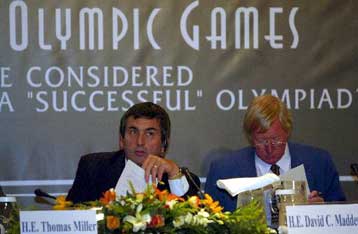 Πρώτη προτεραιότητα για τις ΗΠΑ η ασφάλεια των Αγώνων του 2004, είπε ο Τόμας Μίλερ