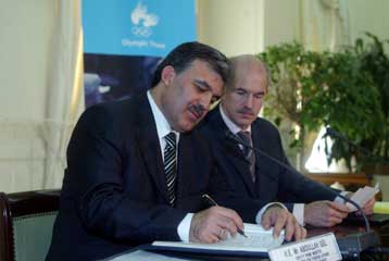 Τη συνδρομή της Τουρκίας στους Ολυμπιακούς Αγώνες ανακοίνωσε ο κ. Γκιουλ