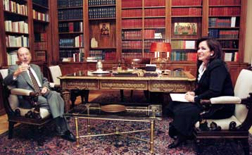 Ενημέρωση του Κ.Στεφανόπουλου από τη Ντ.Μπακογιάννη για τα έργα εν όψει 2004