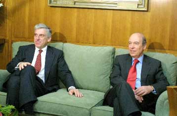 Για τη μελλοντική δομή δυνάμεων του Στρατού ενημέρωσε τον Κ.Σημίτη ο Γ.Παπαντωνίου