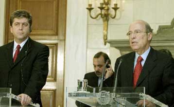 Θερμό κλίμα στις συναντήσεις του Βούλγαρου προέδρου με Κ.Στεφανόπουλο και Κ.Σημίτη