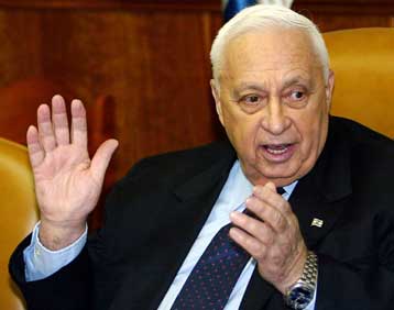 Αναγκαία η χαλάρωση του αποκλεισμού των Παλαιστίνιων δηλώνει ο Αριέλ Σαρόν