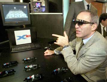 Ο Κασπάροβ αντιμέτωπος με τον X3D Fritz σε εικονική παρτίδα σκακιού