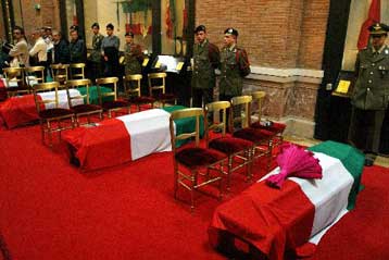 Κηδεύονται στη Ρώμη οι 19 Ιταλοί στρατιώτες που σκοτώθηκαν στο Ιράκ