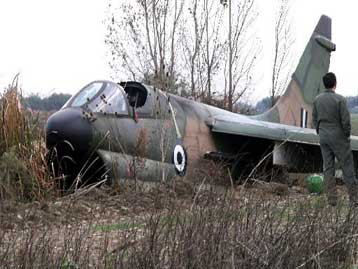 Συνετρίβη στην Ανδραβίδα αεροσκάφος Α-7 Corsair της Πολεμικής Αεροπορίας