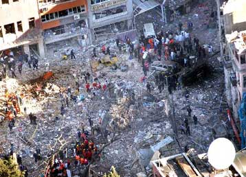 Τον απολογισμό των επιθέσεων στην Πόλη έδωσε στη δημοσιότητα η τουρκική αστυνομία