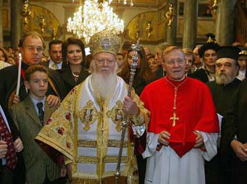 Παρουσία τριών μητροπολιτών της Ελλαδικής Εκκλησίας η Θρονική Εορτή στο Φανάρι