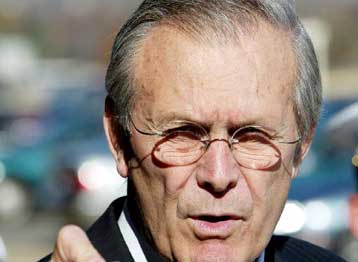 Στήριξη των ΗΠΑ στο νεο καθεστώς της Γεωργίας με επίσκεψη Ράμσφελντ την Παρασκευή