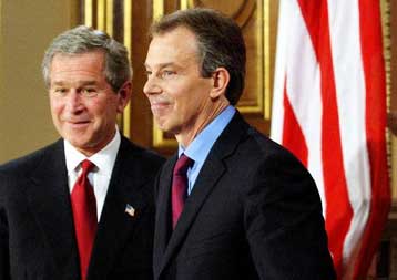 Το «αγκάθι» της ευρωπαϊκής άμυνας στο επίκεντρο επικοινωνίας Μπους-Μπλερ