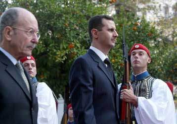 Το Μεσανατολικό στο επίκεντρο της συνάντησης Στεφανόπουλου με τον Σύριο ομόλογό του