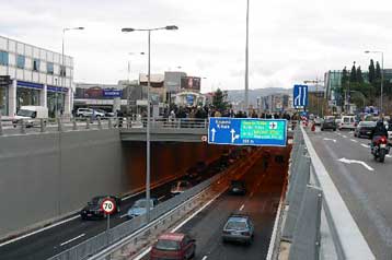 Στην κυκλοφορία από το μεσημέρι της Τρίτης ο ανισόπεδος κόμβος Παραδείσου στο Μαρούσι