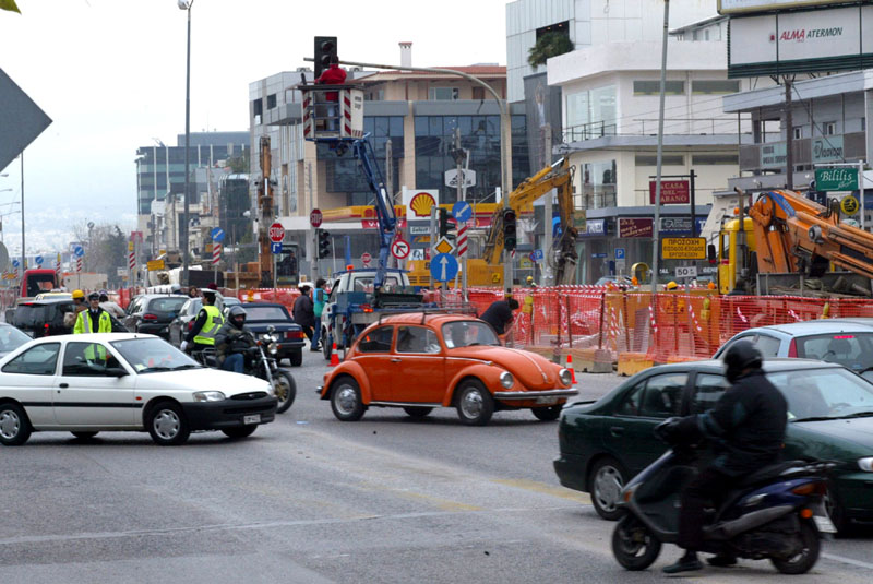 Κυκλοφοριακές αλλαγές στη Λεωφ. Κηφισίας