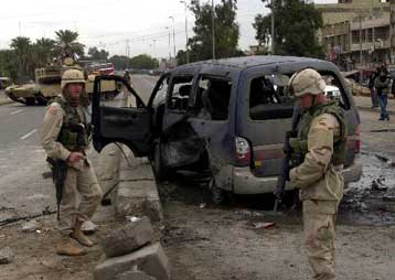 Δύο νεκροί και ένας τραυματίας από την ανατίναξη αυτοκινήτου στη Μοσούλη