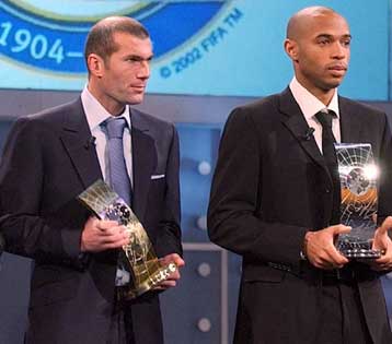 Ανρί και Ζιντάν στην dream team του 2003
