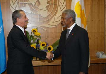 Απαντητική επιστολή στον Τ.Παπαδόπουλο απέστειλε ο Κόφι Ανάν