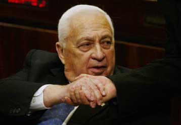 Λάθη στη χάραξη του «τείχους ασφαλείας» στη Δυτική Όχθη παραδέχεται ο Αριέλ Σαρόν