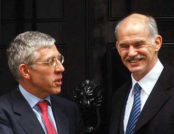 Κυπριακό και Μάρμαρα του Παρθενώνα στο επίκεντρο της συνάντησης Γ.Παπανδρέου – Τ.Μπλερ