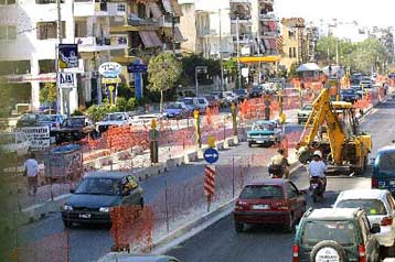 Αλλαγές στον κυκλοφοριακό χάρτη σε τρεις περιοχές της Αττικής, λόγω έργων