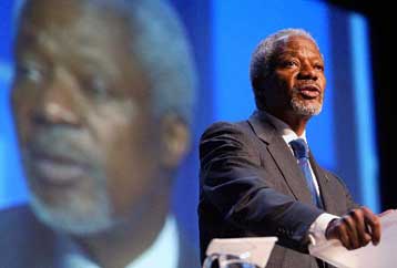 «Ναι» υπό προϋποθέσεις είπε ο Ανάν για την αποστολή αντιπροσωπίας του ΟΗΕ στο Ιράκ