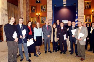 Βραβευθέντες λογοτέχνες τίμησε ο Απόστολος Κακλαμάνης