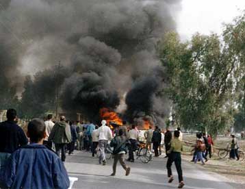 Έντεκα τραυματίες από βομβιστική επίθεση εναντίον ιρακινής περιπόλου