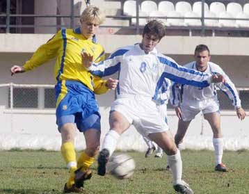 Φιλική ήττα 2-1 από την Ουκρανία για τις Ελπίδες