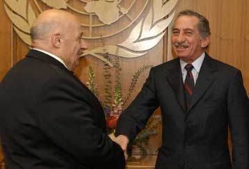 Δεύτερη κρίσιμη συνάντηση του Κόφι Ανάν με Τάσσο Παπαδόπουλο και Ραούφ Ντενκτάς