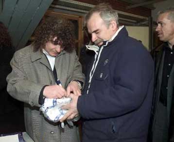 Κορυφαίος Έλληνας ποδοσφαιριστής της 50ετίας ο Χατζηπαναγής