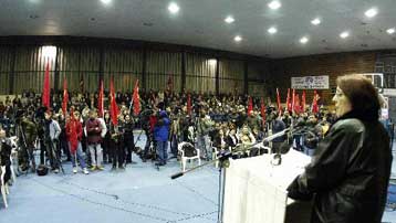 Κάλεσμα Παπαρήγα στην εργατική τάξη να δώσει ψήφο στο ΚΚΕ