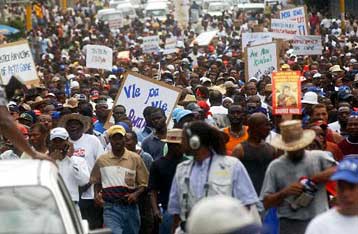 Νέα διαδήλωση στην Αϊτή κατά του προέδρου Αριστίντ