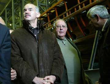 Τους στόχους του για τα μέτρα προστασίας των εργαζομένων περιέγραψε ο Γ.Παπανδρέου