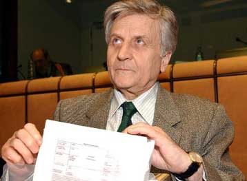 Αισιόδοξος για τις προοπτικές της ανάπτυξης και του πληθωρισμού ο Ζαν-Κλοντ Τρισέ