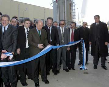 Εγκαίνια Ατμοηλεκτρικού Σταθμού της ΔΕΗ στη Φλώρινα από τον Κώστα Σημίτη