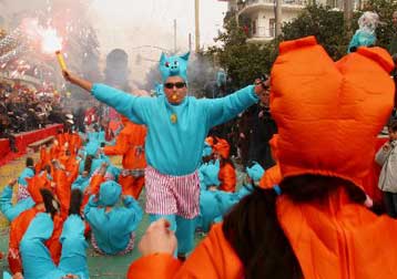 Με άστατο καιρό γιορτάστηκε η τελευταία Κυριακή της Αποκριάς