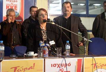 «Εκμαυλισμό συνειδήσεων» καταλόγισε στο ΠΑΣΟΚ η Αλέκα Παπαρήγα