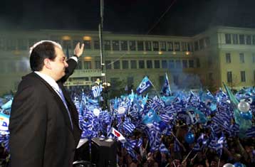 Κυβέρνηση όλων των Ελλήνων χωρίς κομματικές ταυτότητες υποσχέθηκε ο Κ.Καραμανλής