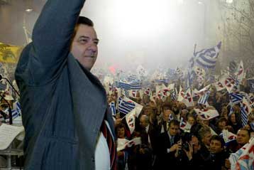 Κλίμα έντασης κατά την επίσκεψη του προέδρου του ΛΑΟΣ στα Χανιά