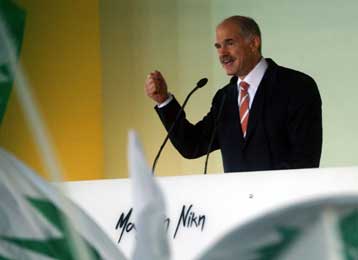 Είμαστε νικητές, είπε ο Γιώργος Παπανδρέου μιλώντας στο Πεδίον του Αρεως