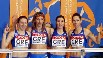 Έκτη η ομάδα 4Χ400 γυναικών στο Παγκόσμιο κλειστού στίβου