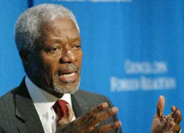 Θετική ανταπόκριση Ανάν στο αίτημα του Ιράκ για συνδρομή στη μετάβαση εξουσίας