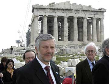 Την προσήλωση της κυβέρνησης στην ανέγερση του Μουσείου Ακρόπολης εξέφρασε ο Π.Τατούλης