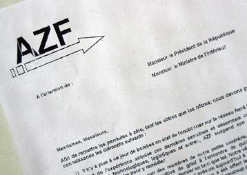 Τρία άτομα συνελήφθησαν και ανακρίνονται στη Γαλλία για την υπόθεση της οργάνωσης AZF