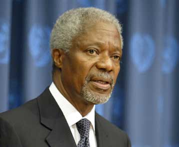 Με νέο σχέδιο λύσης για το Κυπριακό στις βαλίτσες του έφθασε στην Ελβετία ο Κόφι Ανάν