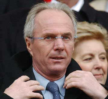 Στον πάγκο της εθνικής Αγγλίας μέχρι το 2008 ο Σβεν Γκόραν Έρικσον