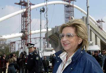 Ικανοποιημένη η κυβέρνηση από τα Ολυμπιακά έργα στο ΟΑΚΑ