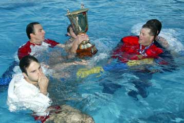 Πρωταθλητής για έκτη συνεχή χρονιά ο Ολυμπιακός στο πόλο