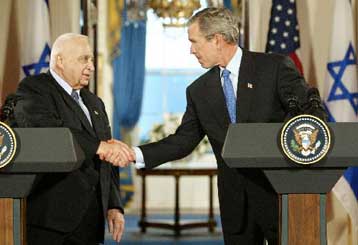 Το «ναι» των ΗΠΑ για μόνιμη προσάρτηση τμημάτων της Δ.Όχθης αποσπά ο Αριέλ Σαρόν