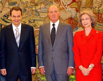 Καθήκοντα πρωθυπουργού της Ισπανίας ανέλαβε το Σάββατο ο Χοσέ Θαπατέρο