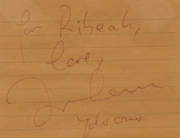 Το τελευταίο σκίτσο του Τζον Λένον σε διαδικτυακή δημοπρασία